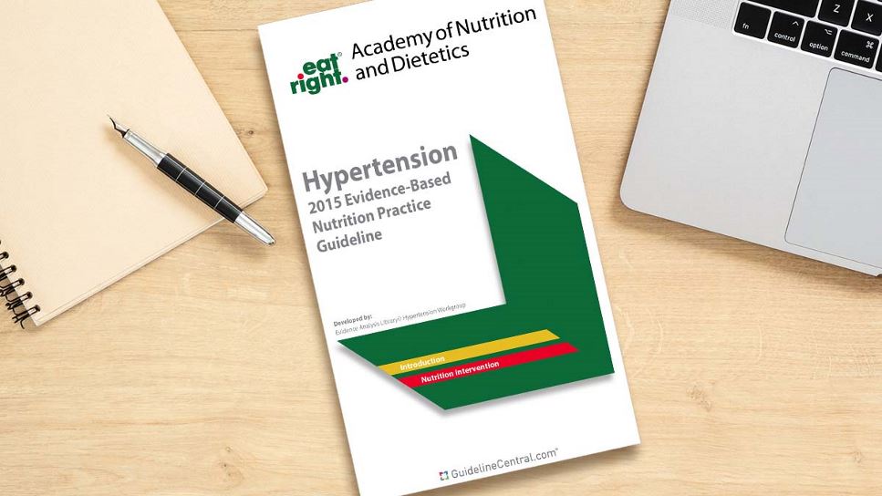 Hypertension Evidence Based Nutrition Practice Guidelines Quick Reference Tool