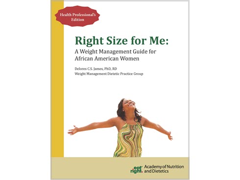 Health Professional's Edition — Right Size for Me: A Weight Management Guide for African American Women (Download)