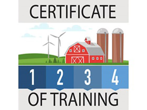 certificate of training sustainability