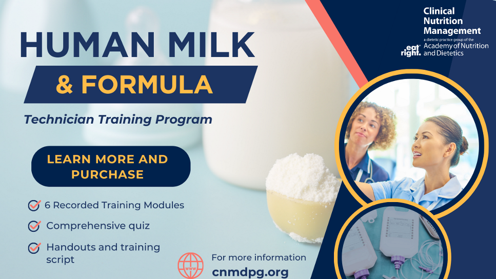 CNM Human Human Milk & Formula Technician Training Program