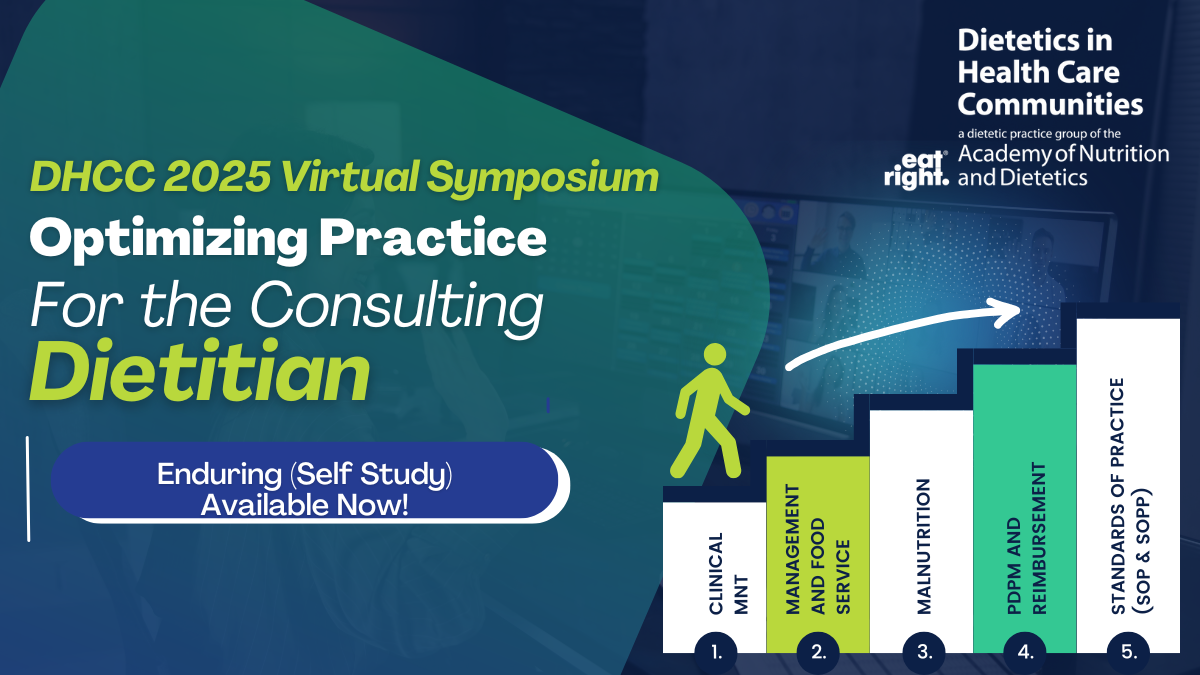 DHCC 2025 Virtual Symposium: Optimizing Practice For the Consulting Dietitian