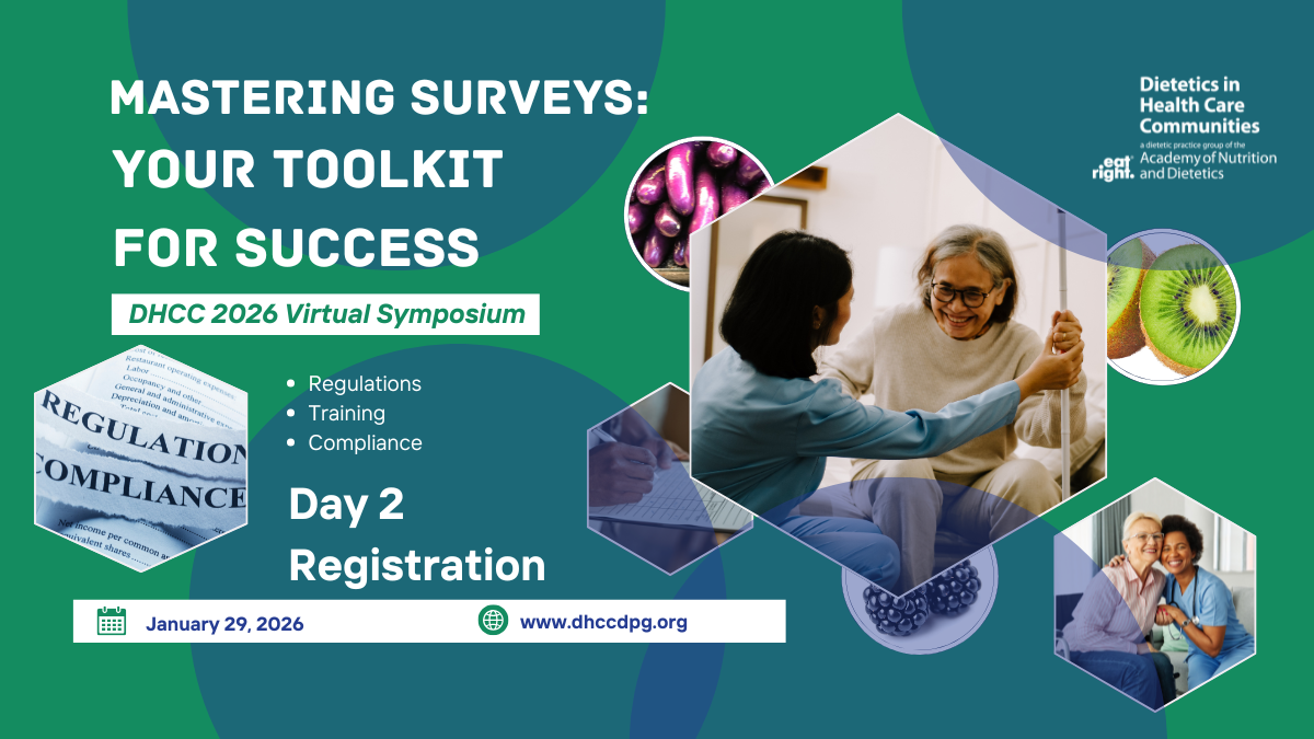 DHCC Virtual Symposium 2026 - Day 2 Registration. January 29, 2026. Mastering Surveys: Your Toolkit for Success. Regulations. Training. Compliance.
