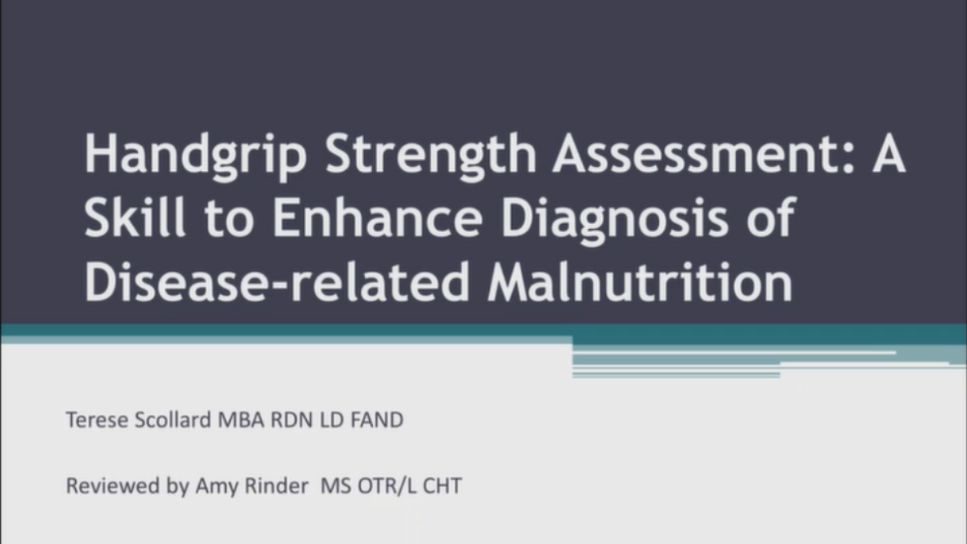 Handgrip Strength Assessment