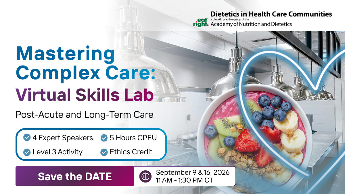 Mastering Complex Care: Virtual Skills Lab | Post-Acute and Long-Term Care | Save the Date
