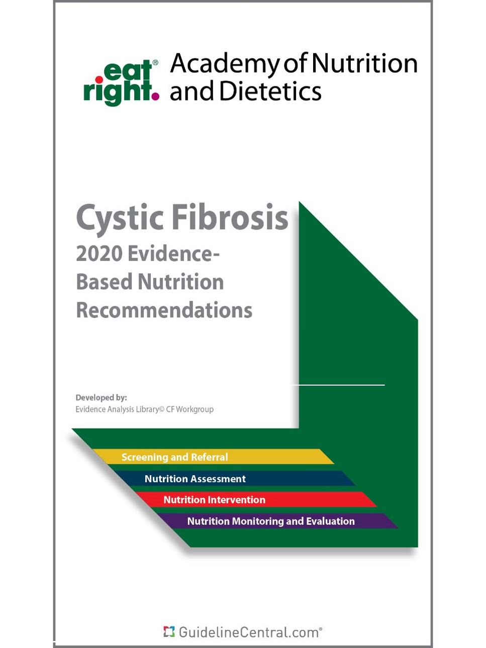 Cystic Fibrosis Evidence Based Nutrition Recommendations Quick Reference Tool