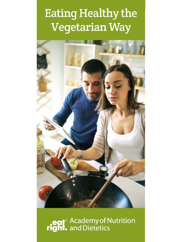Eating Healthy the Vegetarian Way brochure