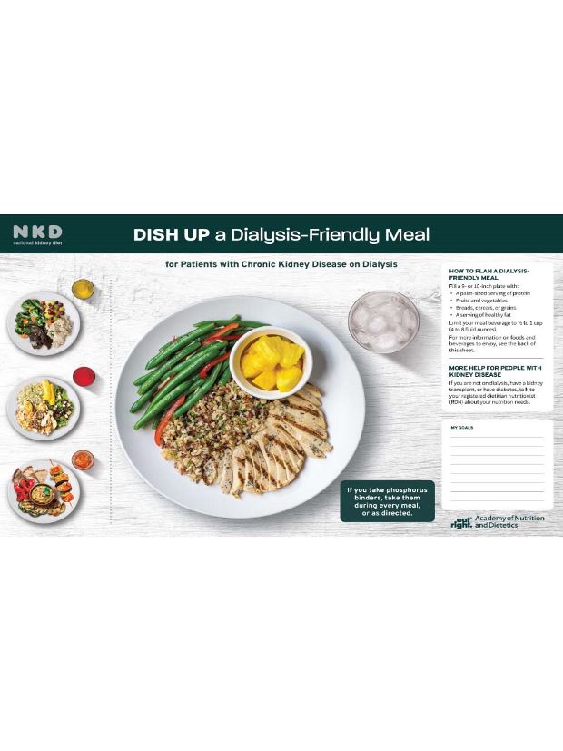 National Kidney Diet Dish Up a Dialysis Friendly Meal