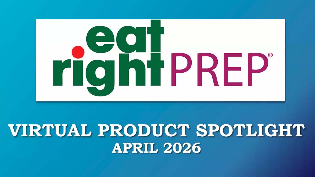 eatrightPREP Virtual Product Spotlight