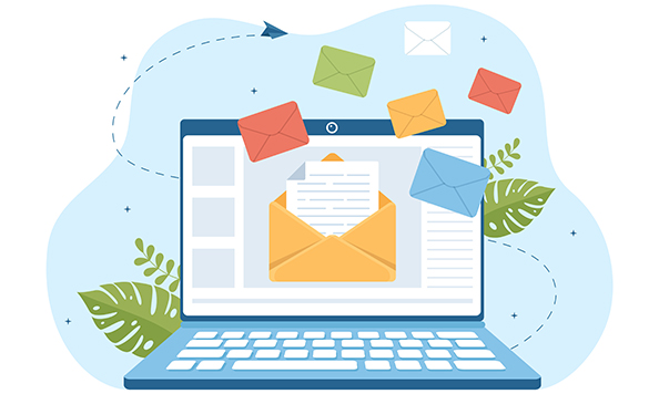 illustration of email notification