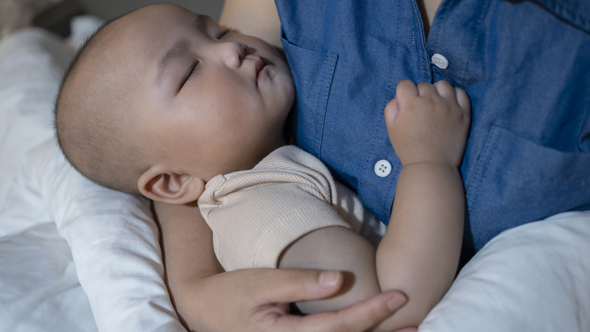 Woman Holding Baby